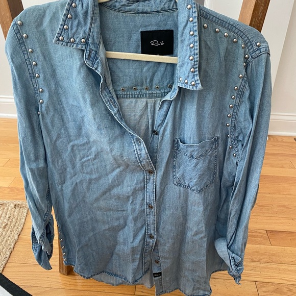 Rails denim button up - Picture 1 of 3